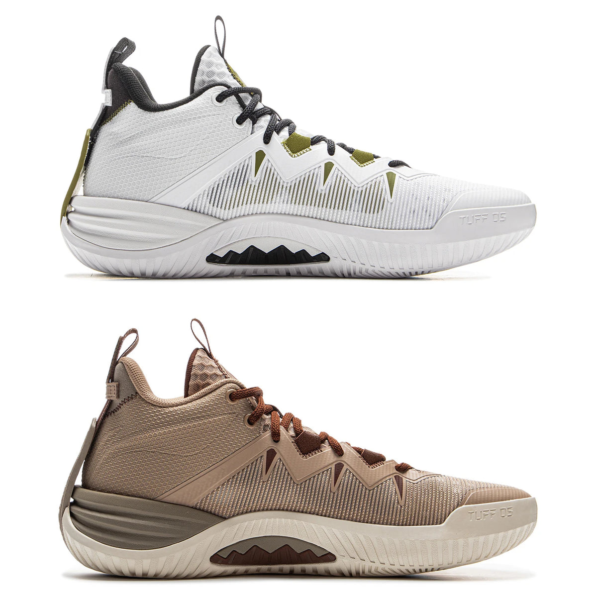 Li-Ning Men's BADFIVE STORM 2025 Outdoor Basketball Shoes BOOM Cushioning TUFF OS Wearable Li-Ning Sports Sneakers ABFV017