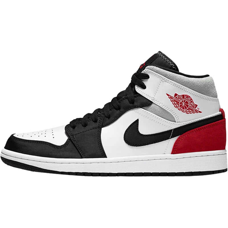 Nike originalni Air Jordan 1 AJ1 moški športni košarkarski čevlji s srednjim zgornjim delom in oblazinjenjem 852542-100