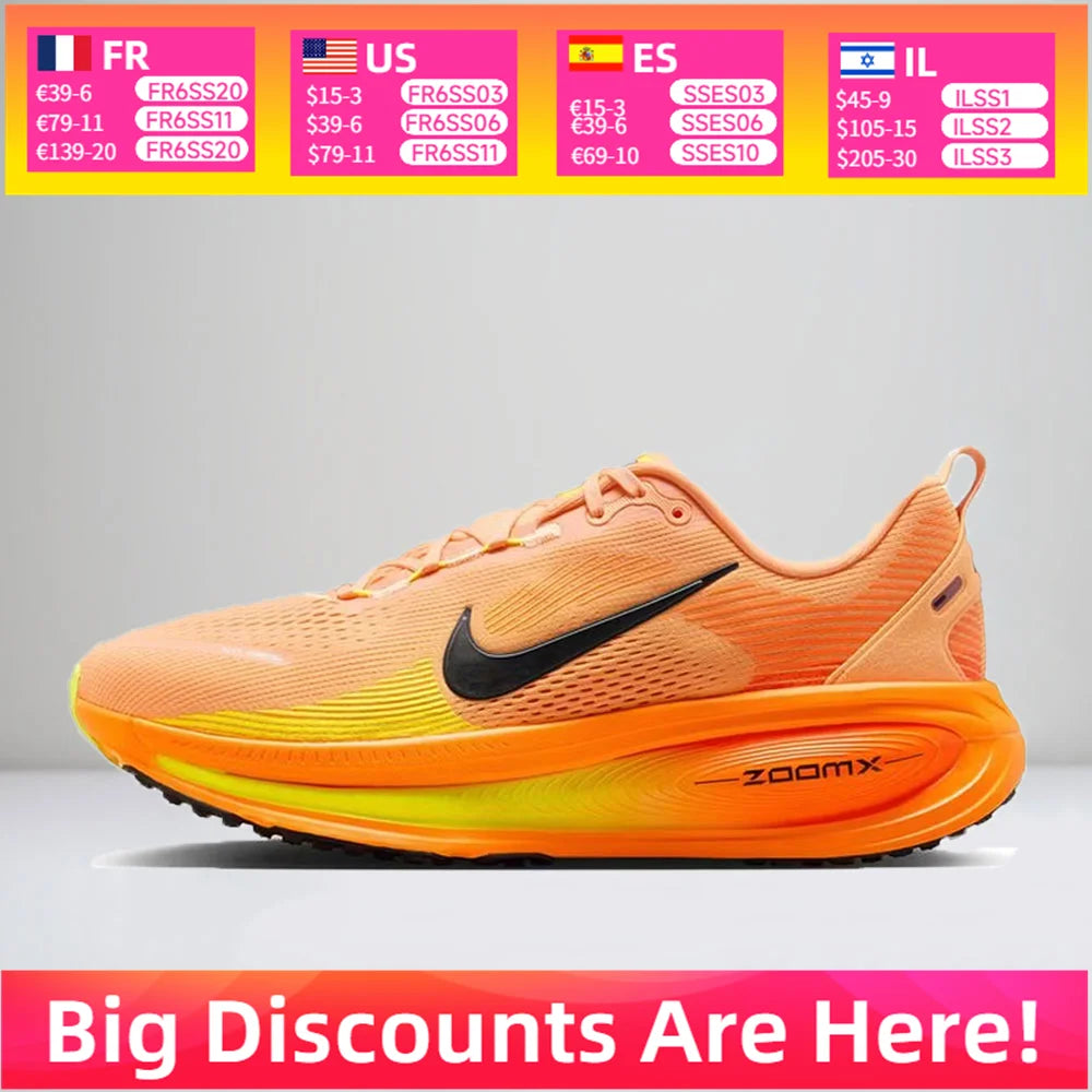 Tekaske copate Nike Vomero 18, dinamično blaženje, trening za maraton, tek po cesti, lahke, podpora, unisex, HM6803-700