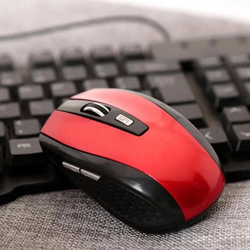 2.4GHz Wireless Mouse, Optical Mice with USB Receiver, Gamer 6 Buttons Mouse for Computer, PC, Laptop Accessories