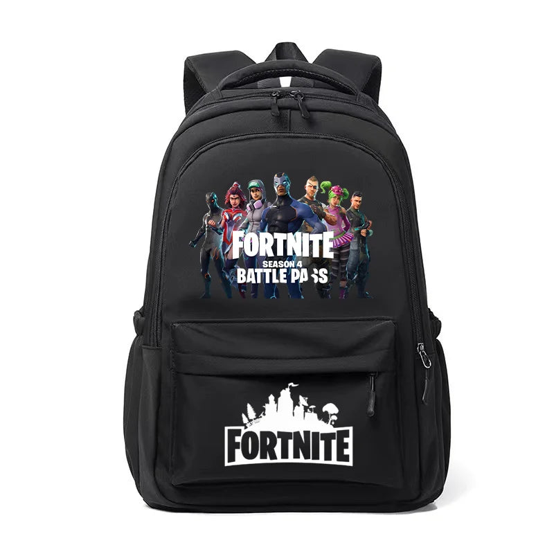 Fortnites Kids Backpack Portable Large Capacity Student Schoolbag Cartoon Printed Shoulder Bag School Supplies for Boys Gift