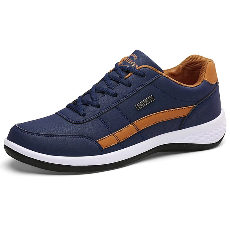 Pantofi de mers pe jos impermeabili pentru bărbați „Four Seasons”, pantofi sport casual din piele pentru bărbați, pantofi de camping antiderapanti, pantofi de tenis pentru bărbați