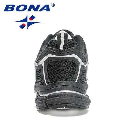BONA 2023 New Designers Jogging Shoes Men Running Shoes Breathable Brand Sneakers Man Sports Training Walking Shoes Breathable m