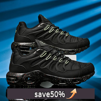 Men's Air-Cushioned Running Shoes Marathon Sports Breathable Lightweight Women's Comfortable Non-Slip Casual Shoes