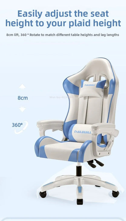 Ergonomic Gaming Chair Racing Style Computer Chair with Adjustable Armrests, Reclining Office Chair, E-Sports Chair for Home & Office