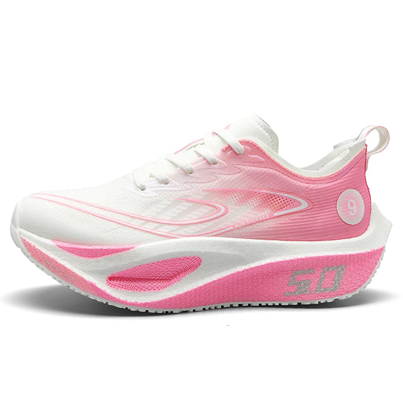 Unisex 2025 Full Carbon Plate Running Shoes Professional Marathon Racing Lightweight Bounce Cushion Breathable Sports Sneakers