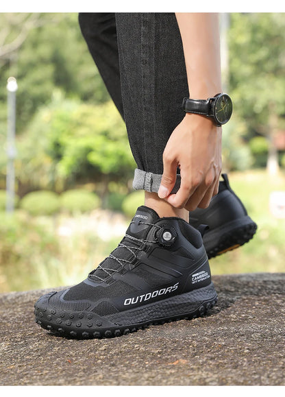 CAMSSOO Hiking Shoes Men Snow boots Outdoor Sports Climbing Shoes women Trekking Sneakers ankle boots hunting shoes travel boots