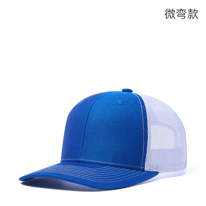 High Quality Mesh Baseball Cap Women Men Summer Cotton Breathable Sunhat Unisex Adjustable Snapback Trucker Hats Male Female