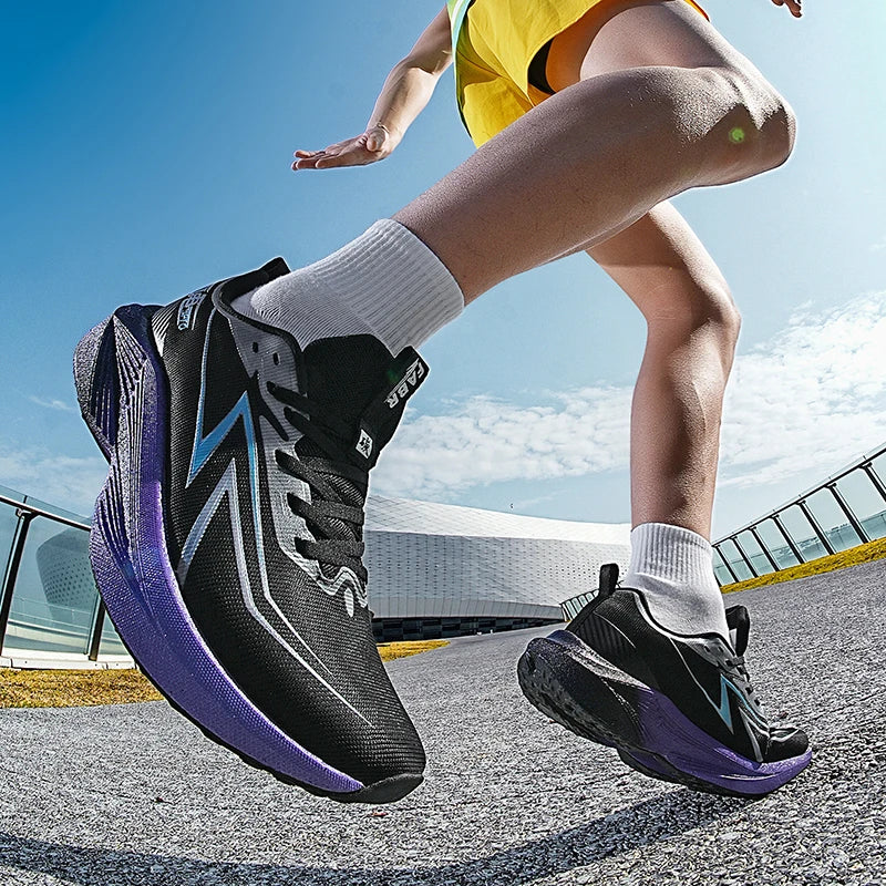 Marathon Men Running Shoes Sports Speciality Breathable Lightweight Women's Athletic Nonskid Carbon Board Comfortable Sneakers