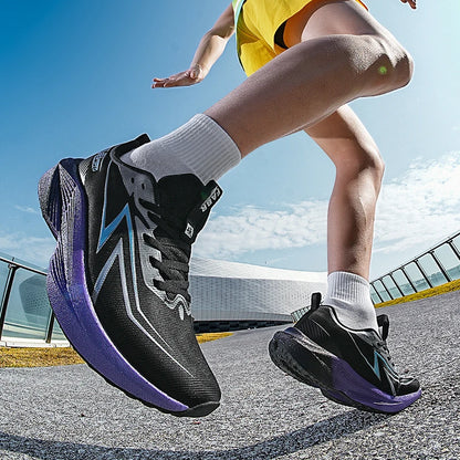 Marathon Men Running Shoes Sports Speciality Breathable Lightweight Women's Athletic Nonskid Carbon Board Comfortable Sneakers