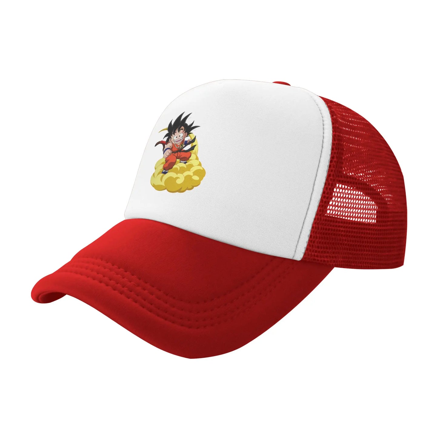 Dragon Ball Son Goku Mesh Baseball Cap Adult Trucker Hat Anime Hats Adjustable Snapback Caps Sports Cap Winter Trucker Hats