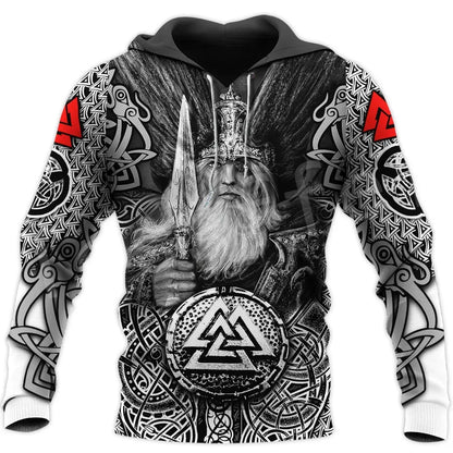 2023 New Autumn Men's Hoodie Wolf Print 3D Sweatshirts Urban Trendy All-Match Oversized Tops Poleron Hooded Clothes Men's Clothing