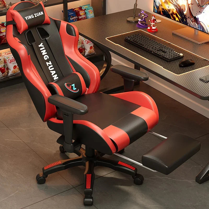 AOLIVIYA Modern Light Ergonomic Gaming Computer Chair Reclining For College Students Men Dormitory Home Office Study Room Seat
