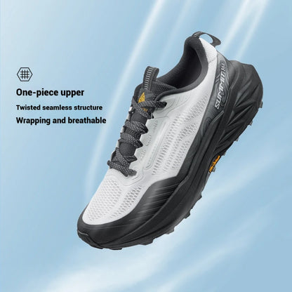 361 Degrees Yushan 3.0 Men Running Shoes Hiking Cushioning Flexible Breathable Non-slip Outdoor Jogging Male Sneakers 672532214