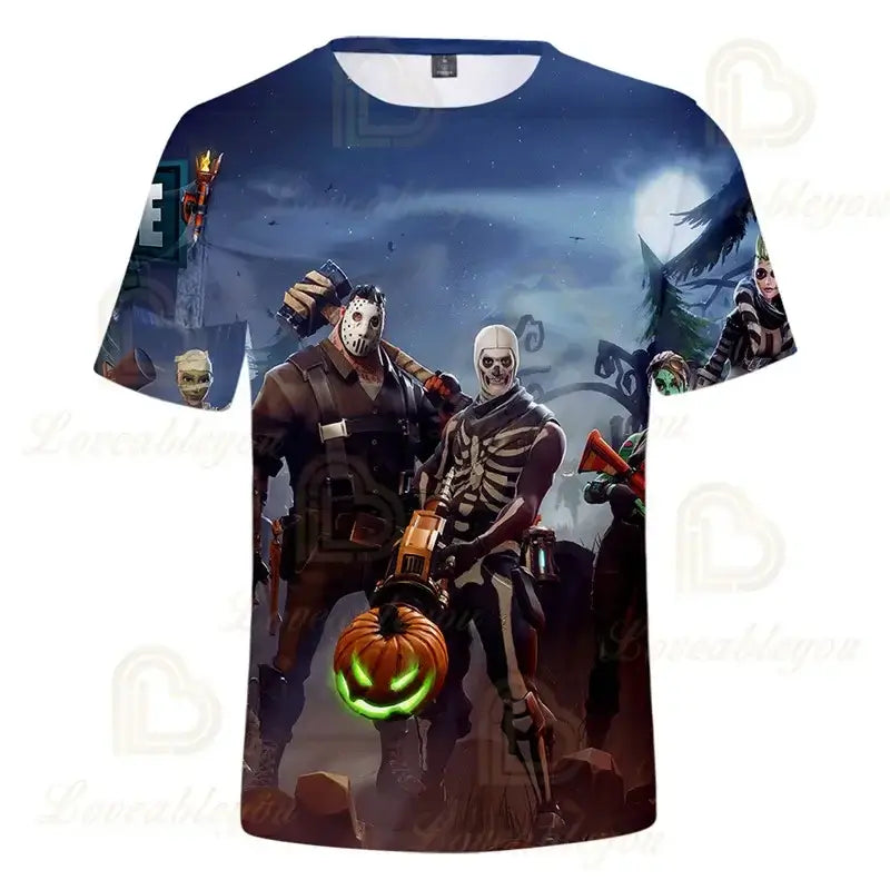 Fortnite Men and Women Victory Children's Wear Battle Royale 3d Swearshirt Boys Girls Clothes Tops Kids T-shirt Hero Teen Tops