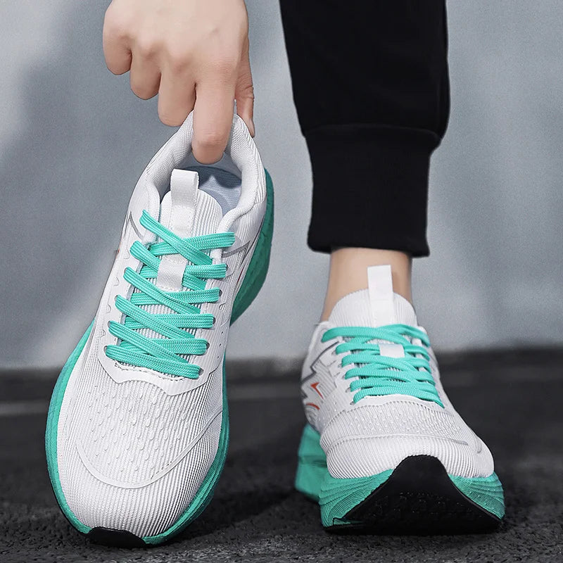 Unisex Sports Shoes Carbon Plate Walking Running Sneakers Shock-Absorbing Marathon Racing Athletics Training for Men & Women