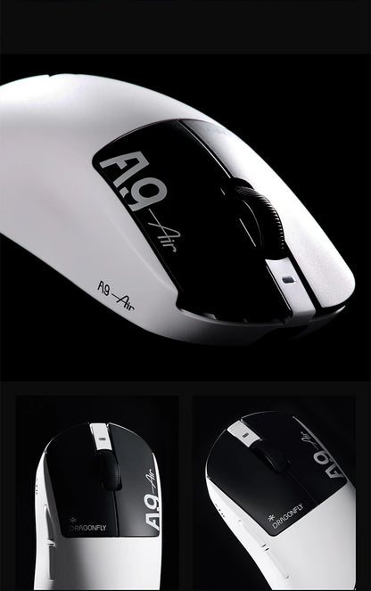 ATK Dragonfly A9 Ultimate Wireless Gaming Mouse, PAW3950 Ultra Sensor, 8KHz Polling Rate, Ultra Lightweight Ergonomic Gaming Mouse for FPS & Esports