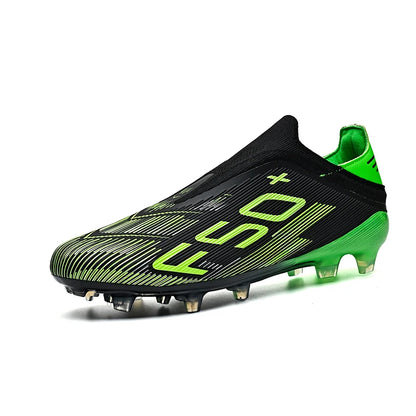 Chaussures de football F50 pour hommes, crampons d'entraînement rapides, chaussures de football antidérapantes pour extérieur, Chuteira Campo 35-45