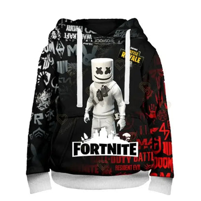 Fortnite Peely Print New Design Sweatshirts Hoodies Men Women Children Long Sleeve Fashion Casual Hooded Streetwear Pullovers