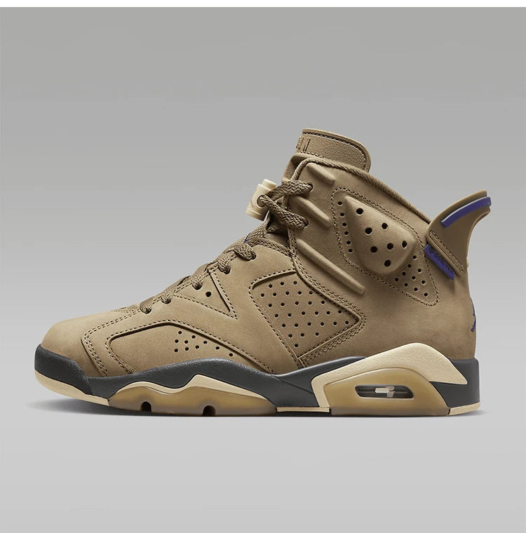 Nike genuine Air Jordan 6 Women's Retro High-Top Basketball Shoes FD1643-300