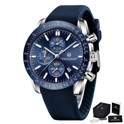 PAGANI DESIGN 45MM 2026 Men Quartz Watches 30M Waterproof Luxury Business Stainless Steel Relogio Masculino 5140