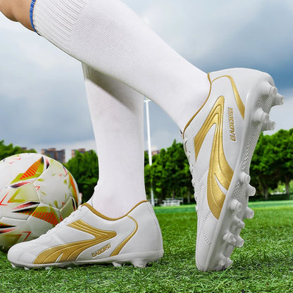 Profesionalni moški nogometni čevlji, nogometni superge za odrasle, za notranjo uporabo, za futsal, ultralahki, protizdrsni, športni, odporni proti obrabi, nogavice