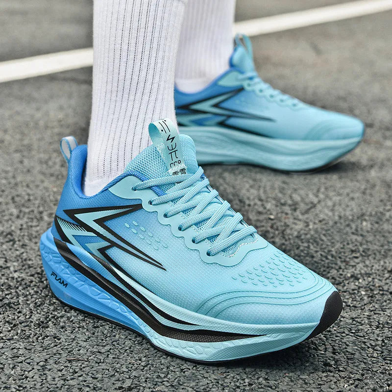 Men's Running Shoes Specialty Marathon Sports Shoes Breathable Lightweight Carbon Plate Women's Trend Athletic Sneakers Women