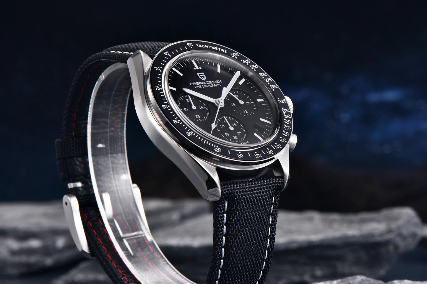 PAGANI DESIGN 2026 New CK2988 Moon Watches Retro Top Luxury Quartz Watch For Men Sapphire glass Speed Chronograph Wristwatch Men