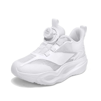 Children's Sneakers Fashion Thick Soft Sole Cushioning Elastic Casual Comfortable Tennis Shoes New Lightweight Mesh Jogging Shoes