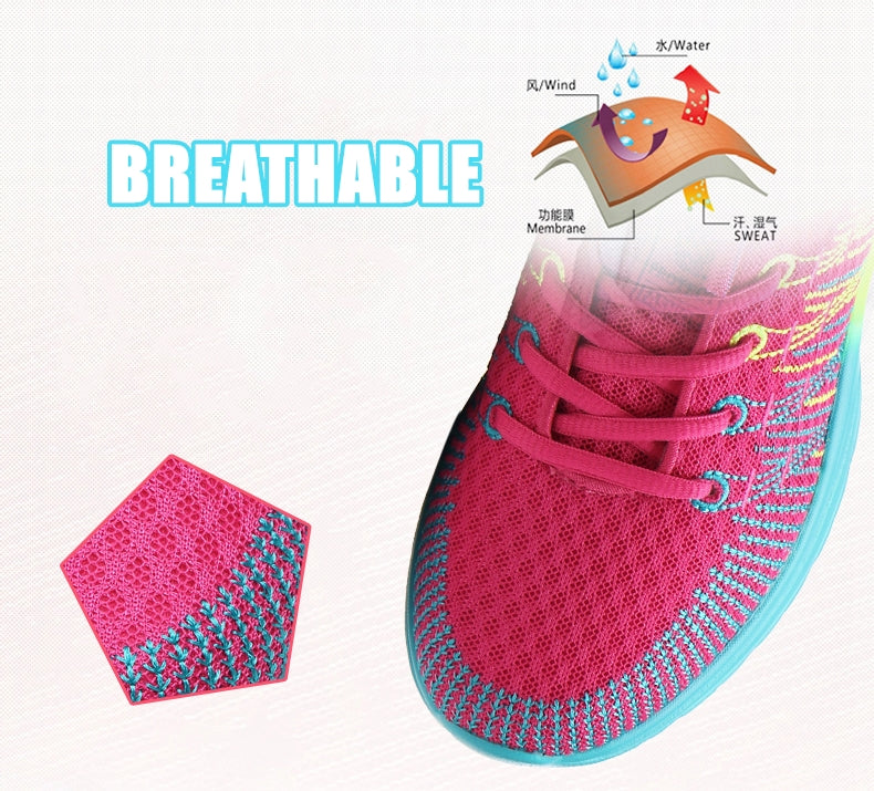 Women’s Sports Shoes Outdoor High-Quality Running Shoes Breathable Athletic Casual Sneakers Ladies Non-slip Sport Walking Shoes