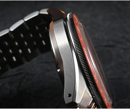 San Martin 39.5mm Limited Edition Full Lume Dial Automatic Men's Watch NH34 GMT 6H Date 10Bar Luxury Watch SN0116W