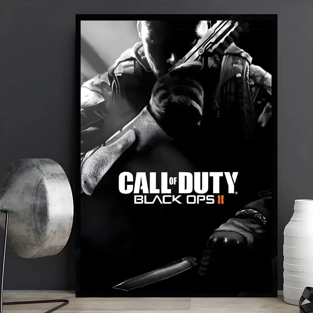 game Call of Duty Poster Posters Anime Room Decor Decoration Movie Backpack Wall Interior Music Wall Art