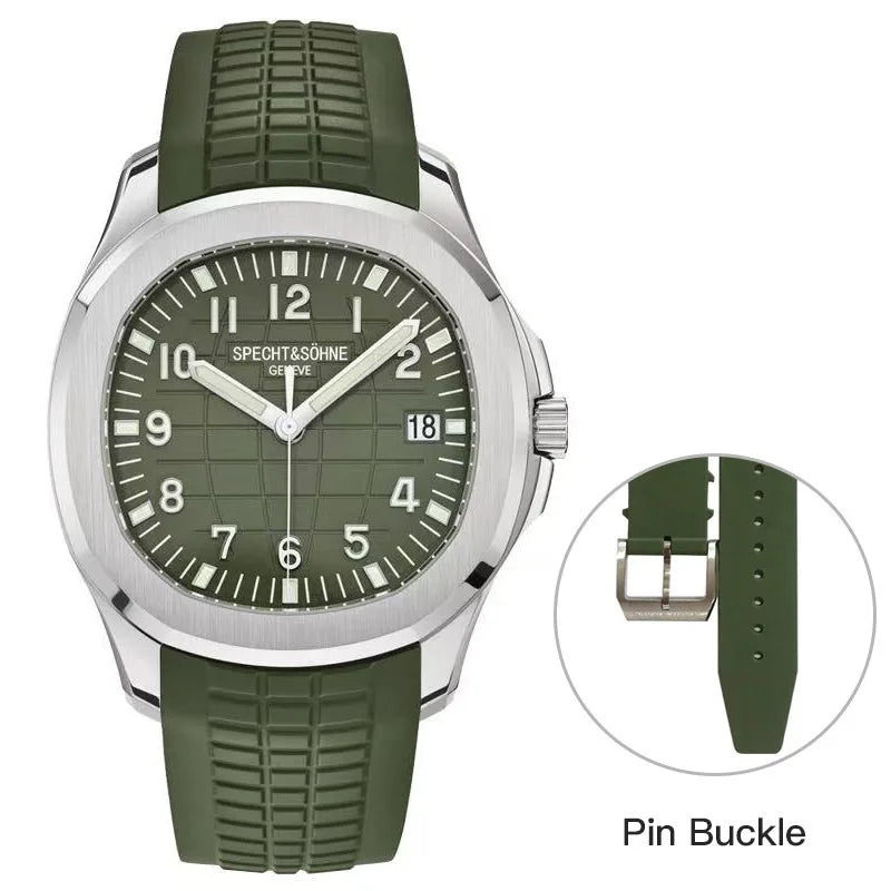 Specht&Sohne 40MM Men's Watches Mechanical Watch Japan Miyota 8215 Movt Rose Gold Stainless Steel Classic 5167 Watch Waterproof
