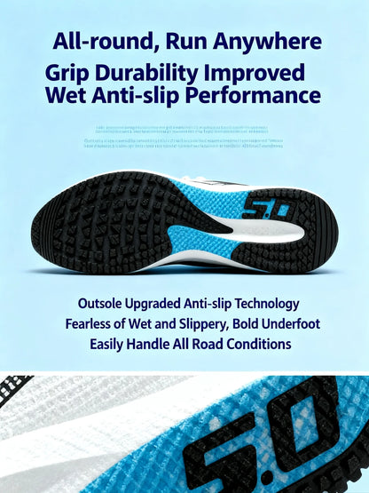 Unisex 2025 Full Carbon Plate Running Shoes Professional Marathon Racing Lightweight Bounce Cushion Breathable Sports Sneakers