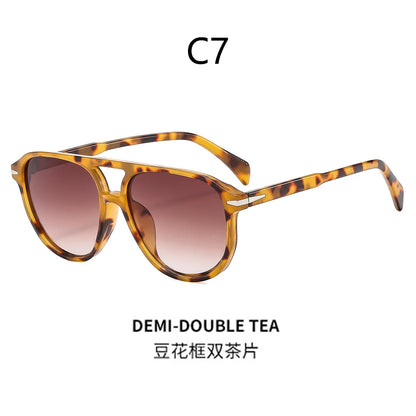 BOYSEEN Beach Sunglasses Man Summer Orange Sun Glasses UV400  Can Do Prescription Glasses Big Frame Blue Eyewear