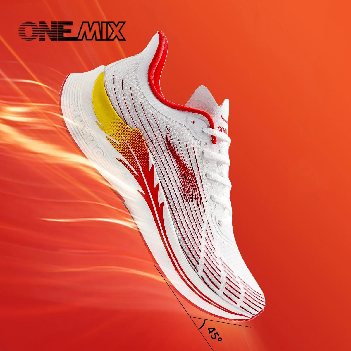 Onemix nove moške maratonske tekaške copate za ženske, zračne, lahke superge, športni copati z vezalkami, udobni, lahki in mehki