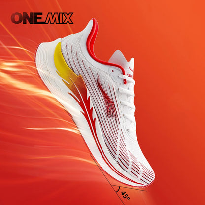 Onemix nove moške maratonske tekaške copate za ženske, zračne, lahke superge, športni copati z vezalkami, udobni, lahki in mehki