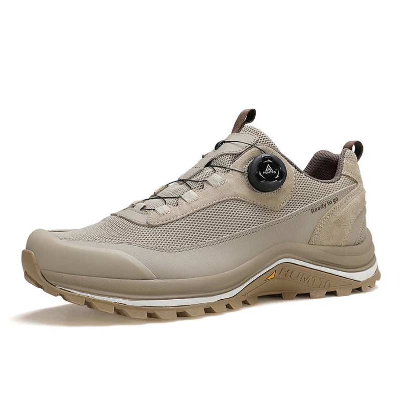 HUMTTO Men's Breathable Hiking Sneakers Non-slip Casual Running Shoes Outdoor Climbing Sneakers Designer Trekking Boots