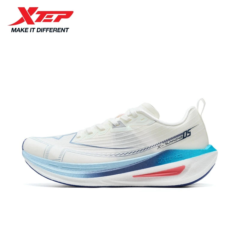 Xtep One Piece Modeling 5.0 Impact-Resistant Men's Lightweight Quick-Drying Marathon Running Sneakers 874219110036