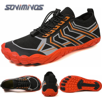Men's Trail Running Shoes, Lightweight Athletic Zero Drop Barefoot Shoes Non Slip Outdoor Walking Minimalist Shoes for Women