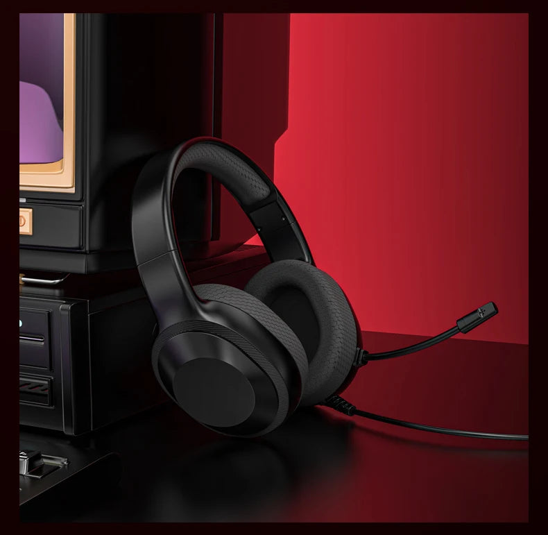 SMAILWOLF AK5 casque filaire casque de jeu casque de jeu e-sports léger avec microphone ordinateur de bureau universel