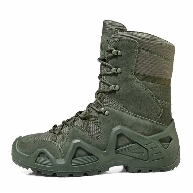 Fans en plein air hommes chasse randonnée tactique désert bottes mâle champ chasse randonnée escalade formation chaussures de sport antidérapantes