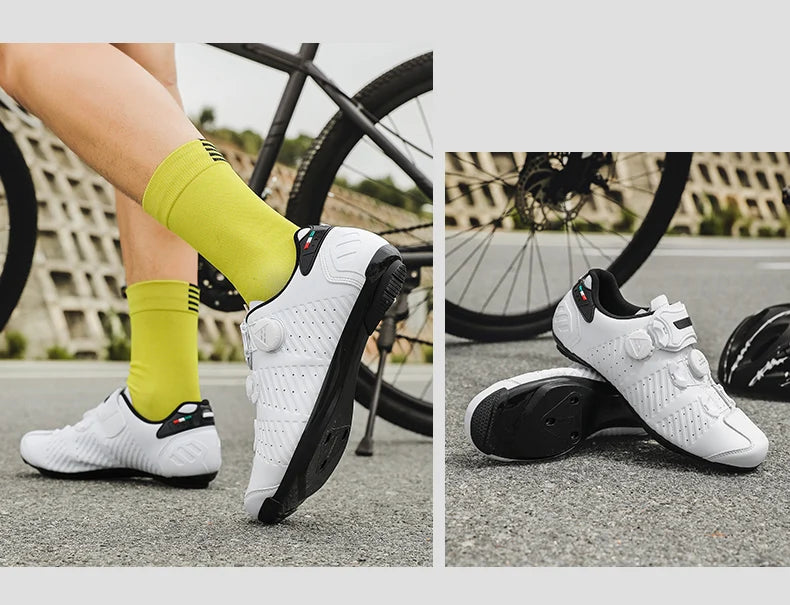 Pantofi de ciclism pentru șosea, pantofi de ciclism pentru mountain bike, respirabili și rezistenți la uzură, pantofi profesioniști cu sistem de blocare, pentru bărbați sau femei
