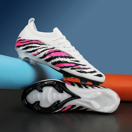 New Men’s Match Unisex Soccer Shoes Outdoor Adult Cleats Ultralight Football Boots Sport Non-Slip Comfortable Grass High-Quality
