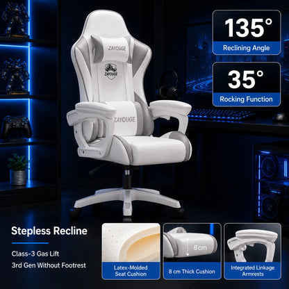 AOLIVIYA Gaming Reclining Office Chair Home Computer Rotating Lifting Backrest Internet Cafe E Sports Game Seat With Footrest