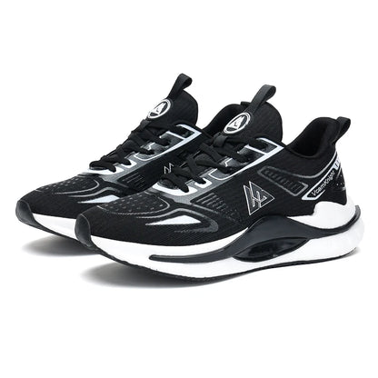 Chaussures de course légères et respirantes pour hommes, baskets à absorption des chocs Popcorn, chaussures de sport d'extérieur flexibles et antidérapantes, été automne
