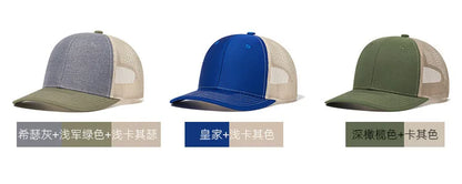 High Quality Mesh Baseball Cap Women Men Summer Cotton Breathable Sunhat Unisex Adjustable Snapback Trucker Hats Male Female