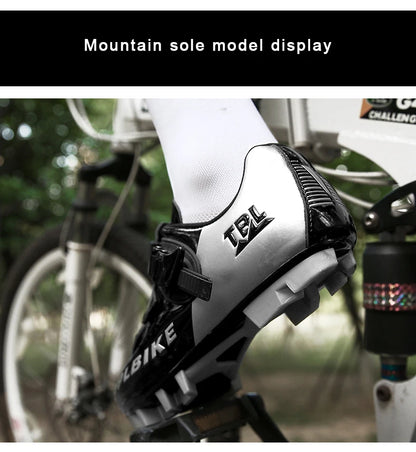 New Men's and Women's Bicycle Shoes,Outdoor Cycling Shoes,Three Functional Soles,Professional Training Shoes