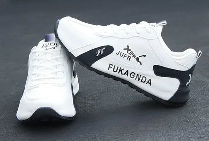 Sneakers da uomo in pelle PU impermeabili, scarpe sportive casual, scarpe da tennis leggere, traspiranti, piatte e antiscivolo, Zapatillas Hombre