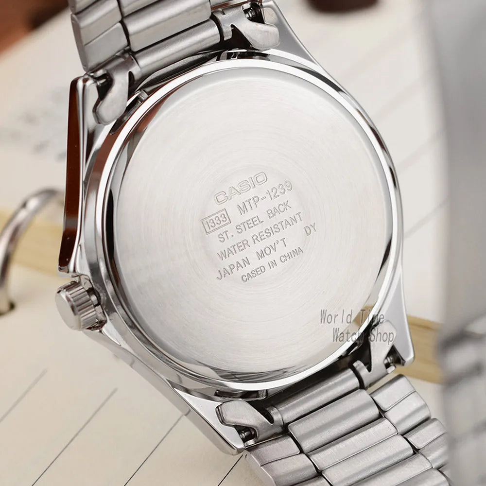Casio watch men simple Week Calendar Waterproof quartz men watch Business Casual Style